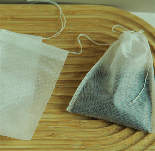 filter bag with drawstrings